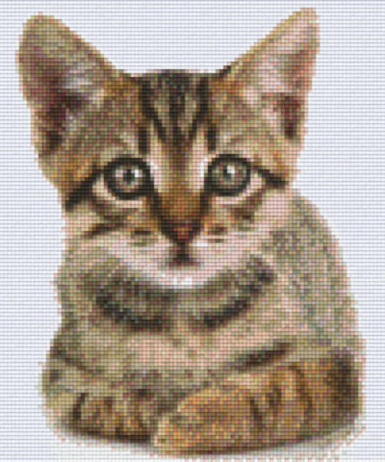 Kitten 2 Six [6] Baseplate PixleHobby Mini-mosaic Art Kits